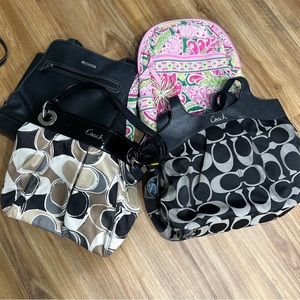 Bundle of 4 Coach 1 Vera Bradley BP
